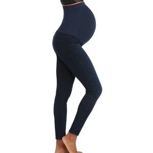 SPANX Navy Maternity Ankle Pants